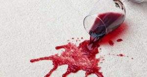 Quitar manchas vino tinto